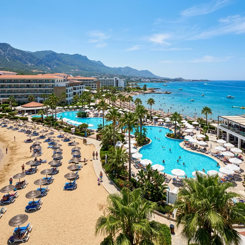 Acapulco Resort Girne 1 Km Uzunluğundaki İnce Altın Kum Sahil
