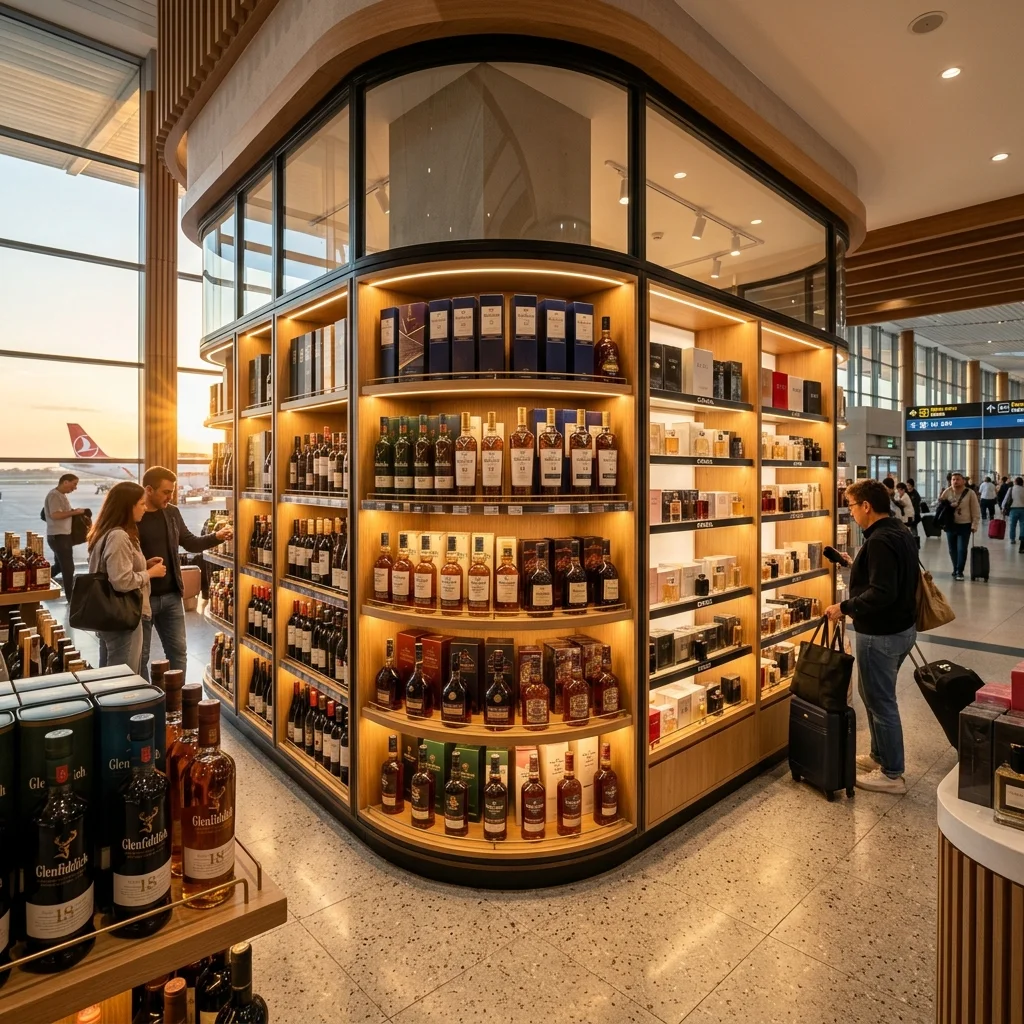 Ercan Havalimanı Duty Free Alkol Markaları ve Özel Seri Şişeler