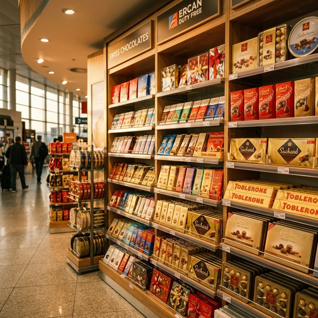 Ercan Havalimanı Duty Free Çikolata, Tütün ve Hediyelik Fiyatları