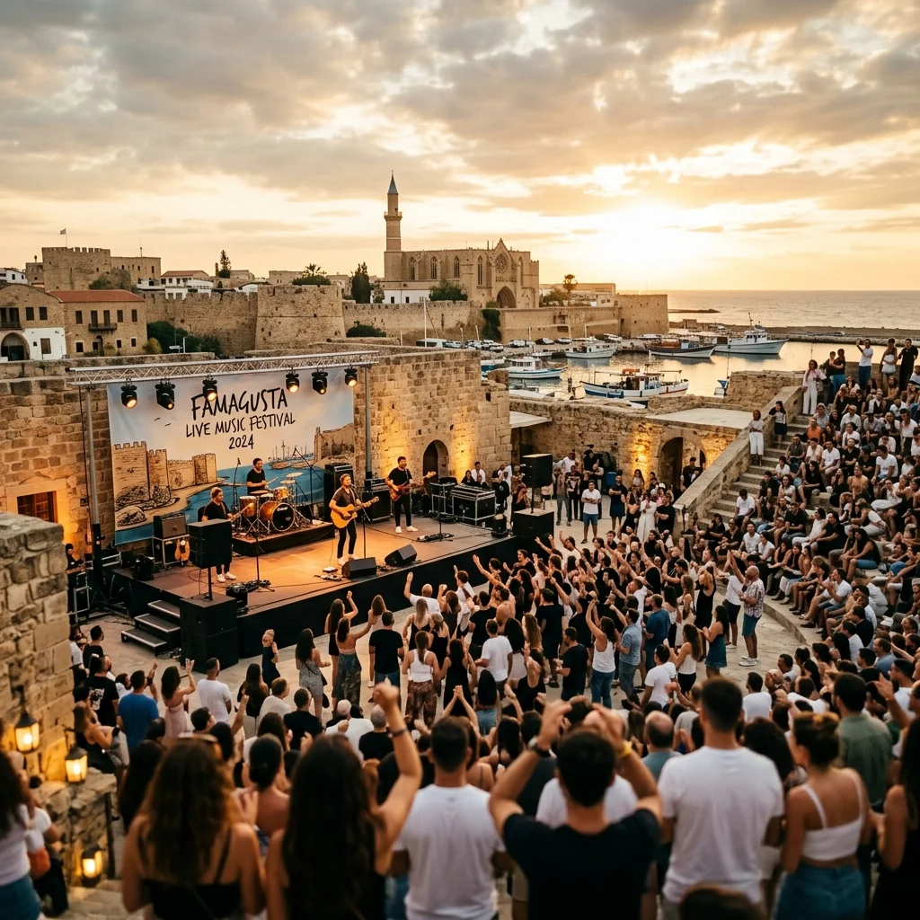 Gazimağusa Canlı Müzik Performans Sahneleri ve Barlar