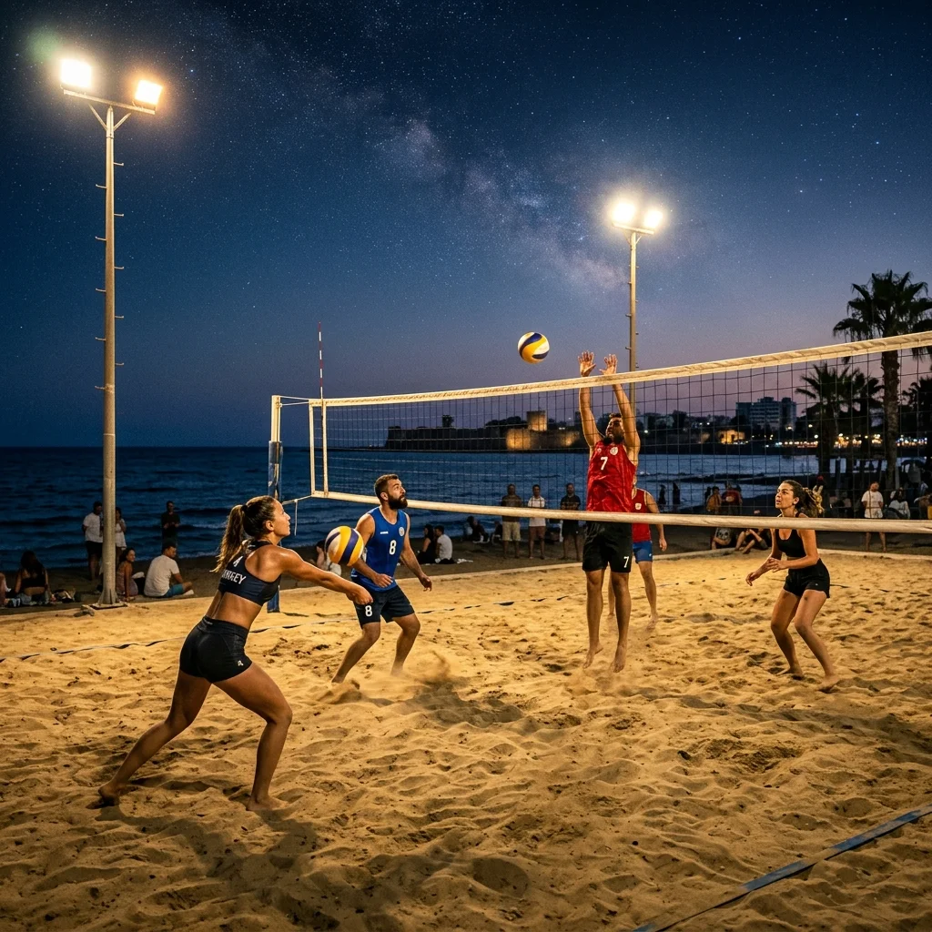 Gazimağusa Glapsides Beach Night Volleyball ve Partiler
