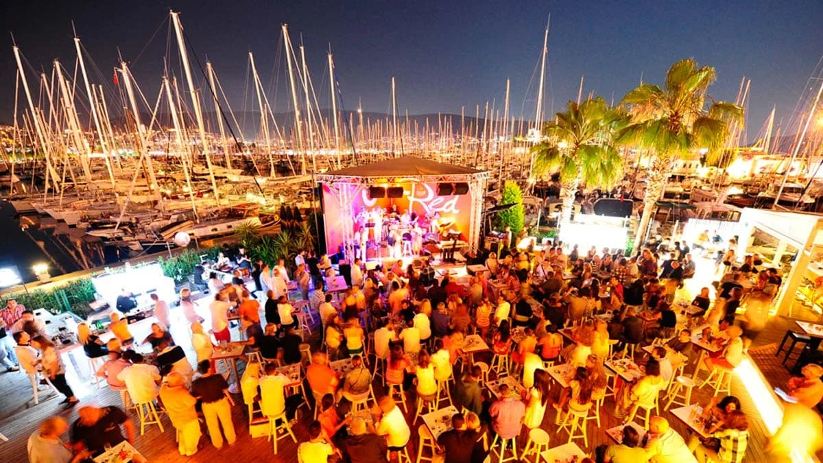 Girne Denizkızı Beach Bar Gece Ateşi ve Canlı Gitar - Atmosfer ve Eğlence