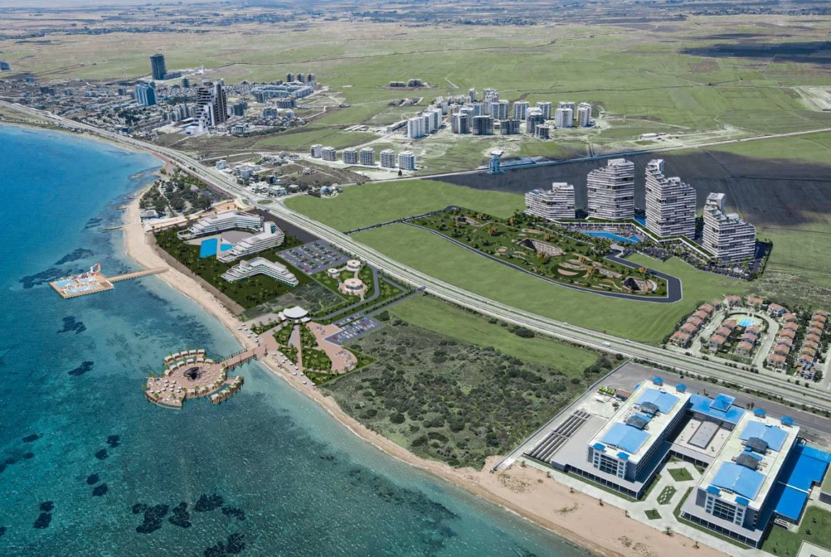İskele Long Beach Apart Oteller Genel Görünüm ve Tesis Konforu