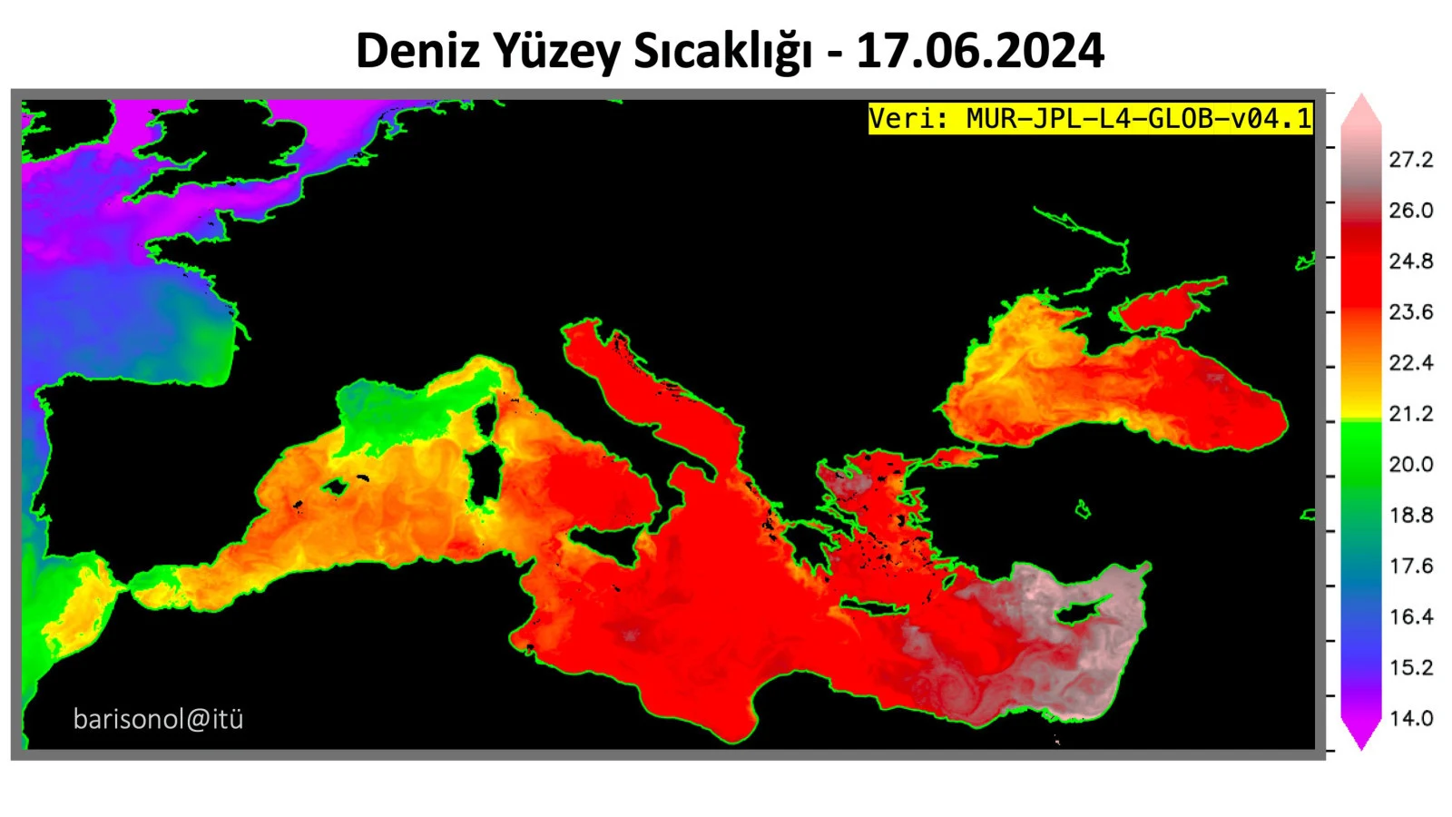Kıbrıs Deniz Suyu Sıcaklığı Ay Ay Değişim Tablosu 2026 İç Görsel 2