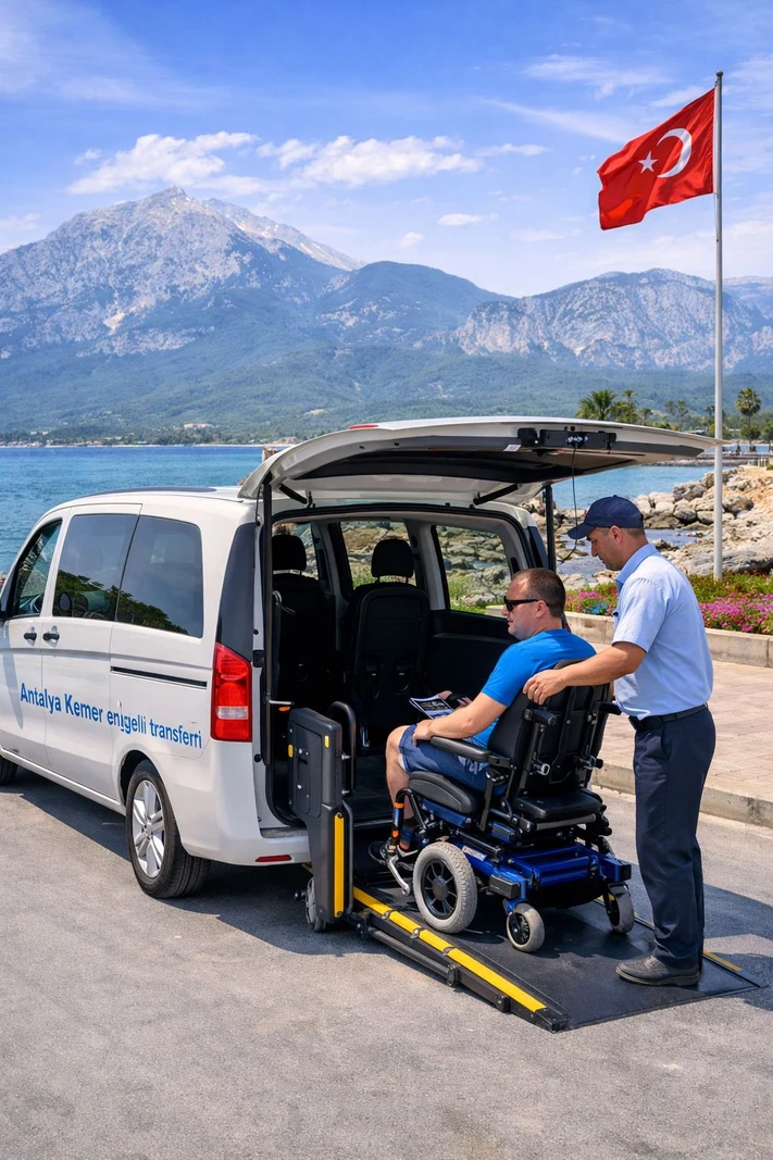 Kıbrıs Engelli Dostu Tekerlekli Sandalye Uyumlu VIP Transfer