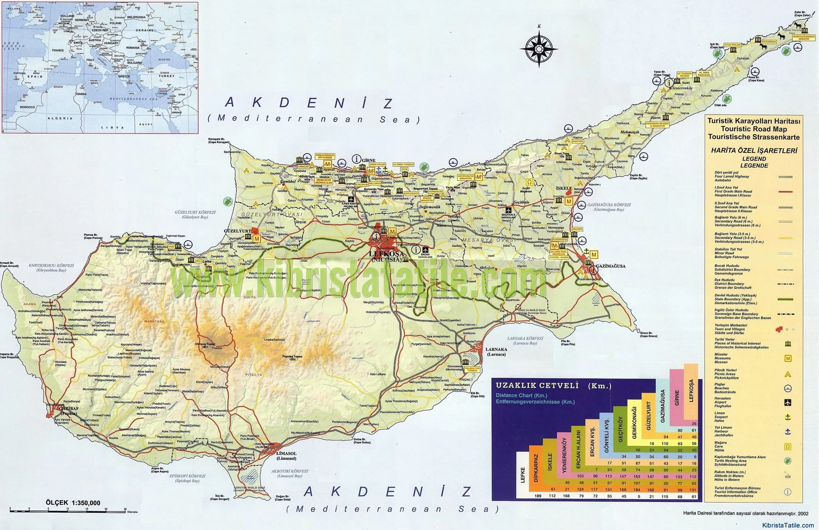 Kıbrıs Plaj ve Koy Rehberi 2026 Genel Tatil Haritası