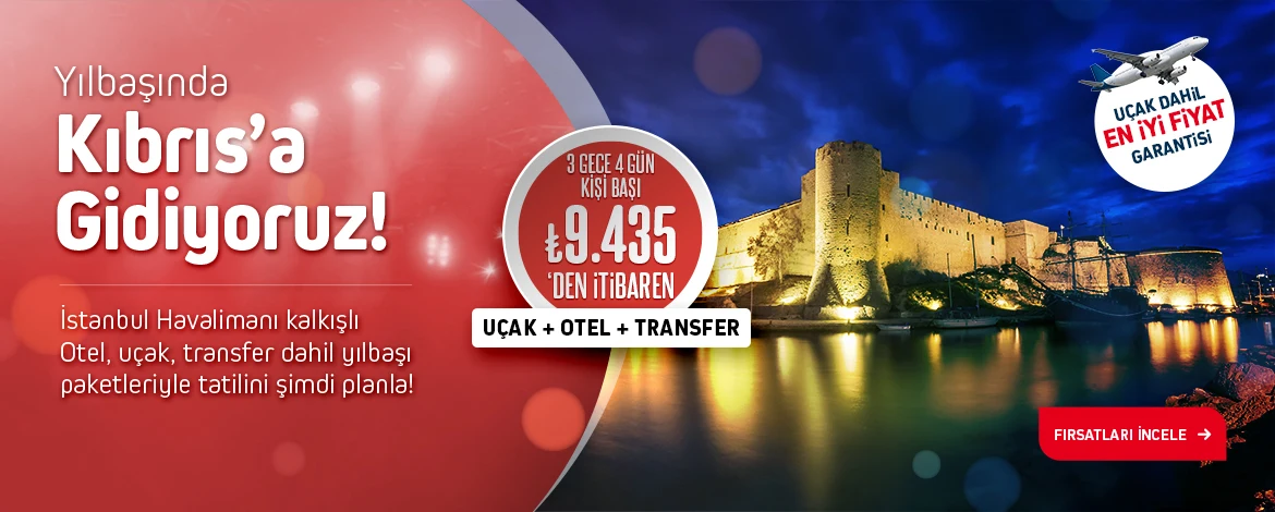 Kıbrıs Uçak + Otel Paketleri Tesis İçi Sosyal Alanlar ve Havuz Keyfi