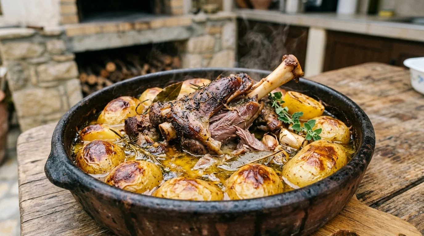 Lokum Kıvamında Pişmiş Geleneksel Fırın Kebabı