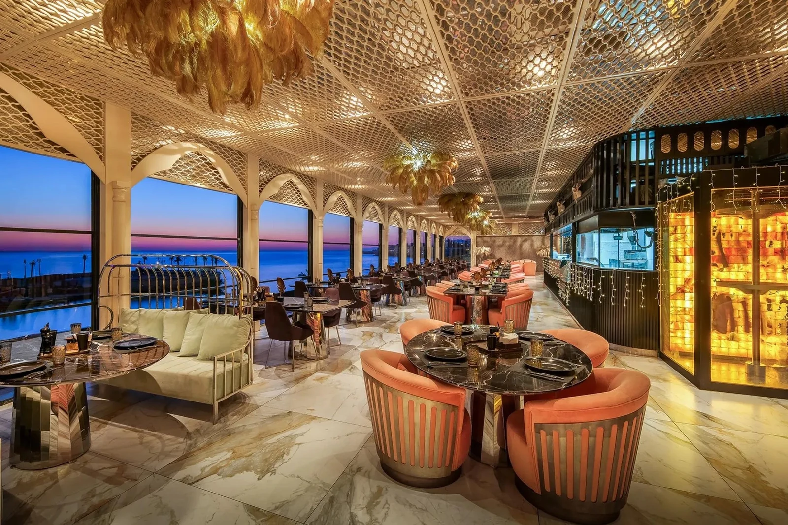 Shell Wi Fish Restoran Tesis İçi ve Dinlenme Alanları